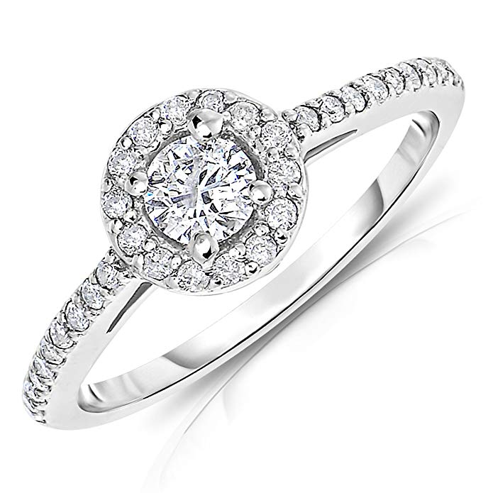 14K Gold Diamond Engagement Ring (1/2 CT)